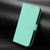 Samsung Galaxy S26 Skin Feel Solid Color Leather Phone Case with Lanyard - Mint Green