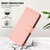 Samsung Galaxy S26 Skin Feel Solid Color Leather Phone Case with Lanyard - Pink