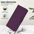 Samsung Galaxy S26 Skin Feel Solid Color Leather Phone Case with Lanyard - Violet