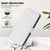 Samsung Galaxy S26 Skin Feel Solid Color Leather Phone Case with Lanyard - White
