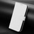 Samsung Galaxy S26 Skin Feel Solid Color Leather Phone Case with Lanyard - White
