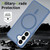 Samsung Galaxy S26 Skin Feel TPU Hybrid PC MagSafe Phone Case - Blue