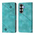 Samsung Galaxy S26 Skin-feel Embossed Leather Phone Case - Green
