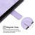 Samsung Galaxy S26 Skin-feel Embossed Leather Phone Case - Light Purple