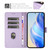Samsung Galaxy S26 Smile Embossing RFID Leather Phone Case - Light Purple