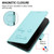 Samsung Galaxy S26 Smile Embossing RFID Leather Phone Case - Mint Green