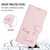 Samsung Galaxy S26 Smile Embossing RFID Leather Phone Case - Pink