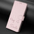 Samsung Galaxy S26 Smile Embossing RFID Leather Phone Case - Pink