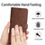 Samsung Galaxy S26 Solid Calf Texture Flip Leather Phone Case - Brown