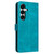 Samsung Galaxy S26 Solid Calf Texture Flip Leather Phone Case - Green