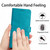 Samsung Galaxy S26 Solid Calf Texture Flip Leather Phone Case - Green