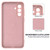 Samsung Galaxy S26 Solid Color Liquid Silicone Dropproof Full Coverage Phone Case - Pink