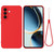 Samsung Galaxy S26 Solid Color Liquid Silicone Dropproof Full Coverage Phone Case - Red