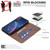 Samsung Galaxy S26 Splicing Color Hollow Flower Pattern RFID Leather Phone Case - Brown