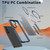 Samsung Galaxy S26 Star Shine Series TPU + PC MagSafe Phone Case with Fold Holder - Navy Blue