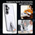 Samsung Galaxy S26 Star Shine Series TPU + PC MagSafe Phone Case with Fold Holder - Transparent