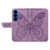Samsung Galaxy S26 Swallowtail Butterfly Embossed Leather Phone Case - Purple