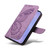 Samsung Galaxy S26 Swallowtail Butterfly Embossed Leather Phone Case - Purple
