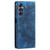 Samsung Galaxy S26 Totem Embossed Magnetic Leather Phone Case - Blue