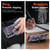 Samsung Galaxy S26 TPU Hybrid PC Shockproof Card Phone Case with Metal Ring Holder - Purple