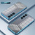 Samsung Galaxy S26 Transparent Plating Fine Hole Phone Case - Blue