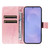 Samsung Galaxy S26 Tree & Cat Embossed Pattern Flip Leather Phone Case - Rose Gold