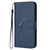 Samsung Galaxy S26 Triangle Pattern Buckle Clasp Leather Phone Case - Royal Blue