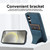 Samsung Galaxy S26 Ultra-thin Shockproof Phone Protective Case with Holder - Blue