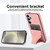 Samsung Galaxy S26 Ultra-thin Shockproof Phone Protective Case with Holder - Rose Gold