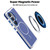 Samsung Galaxy S26 Vibrant Dual-color TPU + Acrylic Magnetic Phone Case - Blue