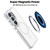 Samsung Galaxy S26 Vibrant Dual-color TPU + Acrylic Magnetic Phone Case - White