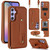 Samsung Galaxy S26 Wristband Vertical Flip Wallet Back Cover Phone Case with Long Lanyard - Brown