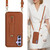 Samsung Galaxy S26 Wristband Vertical Flip Wallet Back Cover Phone Case with Long Lanyard - Brown
