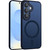 Samsung Galaxy S26 XDcase Skin Feel Magnetic Frosted Phone Case with Lens Film - Dark Blue