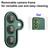 Samsung Galaxy S26 XDcase Skin Feel Magnetic Frosted Phone Case with Lens Film - Green