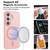 Samsung Galaxy S26 XDcase Skin Feel Magnetic Frosted Phone Case with Lens Film - Pink