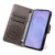 Samsung Galaxy S26 Embossed Sunflower Pattern Flip Leather Phone Case - Grey