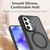 Samsung Galaxy A37 5G Bright Color Frosted Skin-feel Camera Bracket Magsafe Phone Case - Black