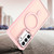 Samsung Galaxy A37 5G Bright Color Frosted Skin-feel Camera Bracket Magsafe Phone Case - Pink