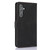 Samsung Galaxy A37 5G Fantasy Skin-feel Calfskin Texture Leather Phone Case - Black