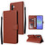 Samsung Galaxy A37 5G 3-Card Slots Multifunctional Leather Phone Case - Brown