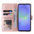 Samsung Galaxy A37 5G 3-Card Slots Multifunctional Leather Phone Case - Rose Gold