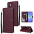 Samsung Galaxy A37 5G 3-Card Slots Multifunctional Leather Phone Case - Wine Red