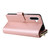 Samsung Galaxy A37 5G 9-Card Slots Zipper Wallet Bag Leather Phone Case - Rose Gold