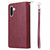 Samsung Galaxy A37 5G 9-Card Slots Zipper Wallet Bag Leather Phone Case - Wine Red