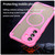 Samsung Galaxy A37 5G Armor Glaze MagSafe Magnetic Phone Case - Pink