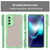 Samsung Galaxy A37 5G Armor Glaze PC Hybrid TPU Phone Case - Green