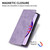 Samsung Galaxy A37 5G Business Solid Color Magnetic RFID Leather Phone Case - Purple