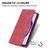 Samsung Galaxy A37 5G Business Solid Color Magnetic RFID Leather Phone Case - Red