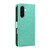Samsung Galaxy A37 5G Cat and Bee Embossed Flip Leather Phone Case - Green